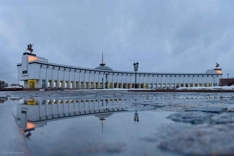 Архитектура, Москва, Отражения, Парк победы, Поклонная гора, Урбанизм Парк Победыphoto preview