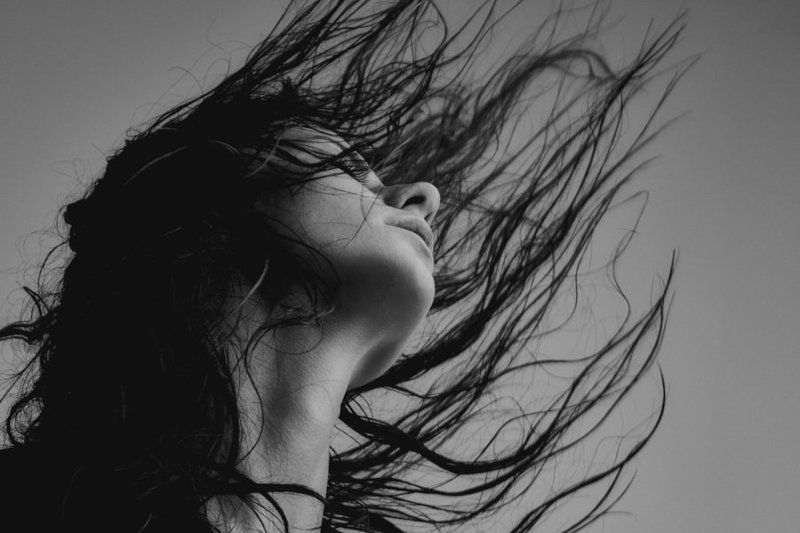 Арт, Портрет, Черно-Белое, Черное, Белое, Женщина, Волосы, Кожа, Woman, Hair, Art, Portrait, BW, Skin, White, Black, Artphoto, Style, Model, Skin, Lips, Губы, Модель, Студия, Studio ***photo preview