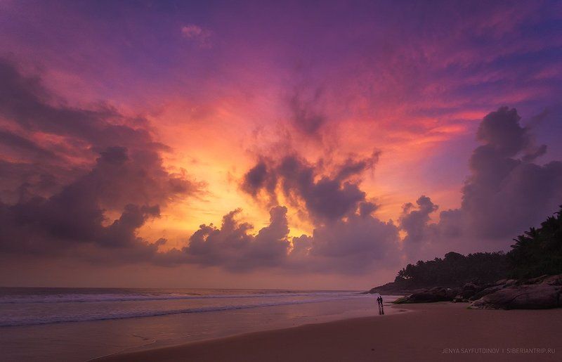 океан,керала,индия,море,пейзаж,природа,путешествия,небо,тропики,пляж,азия,лето,солнце,закат,ocean,kerala,india,sea,landscape,nature,travel,sky,tropical,beach,asia,summer,sun,sunset Закатные краски Кералыphoto preview