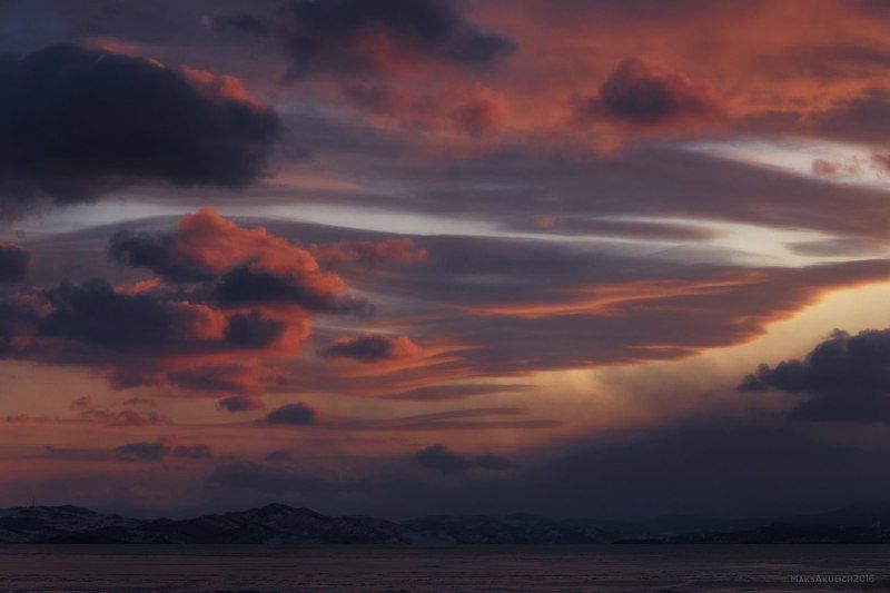 Байкал, Закат, Иркутск, Россия, Сибирь, Уюга Байкал.photo preview