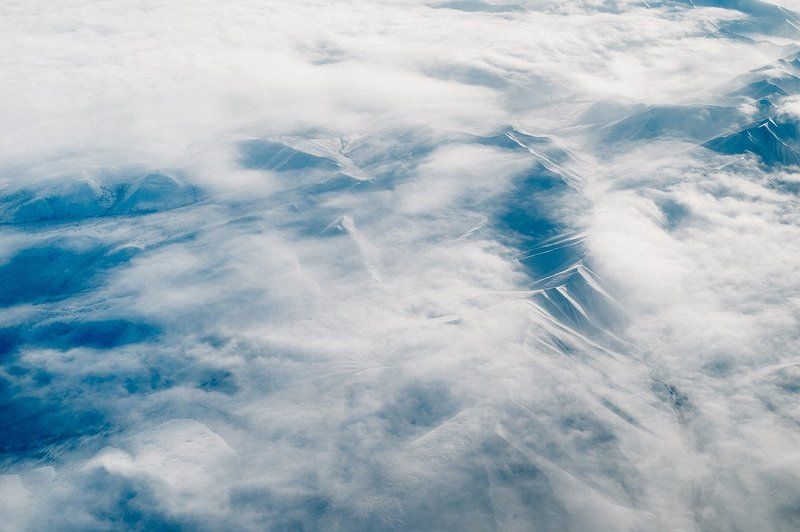 горы, полет, зима Путешествия выше горphoto preview