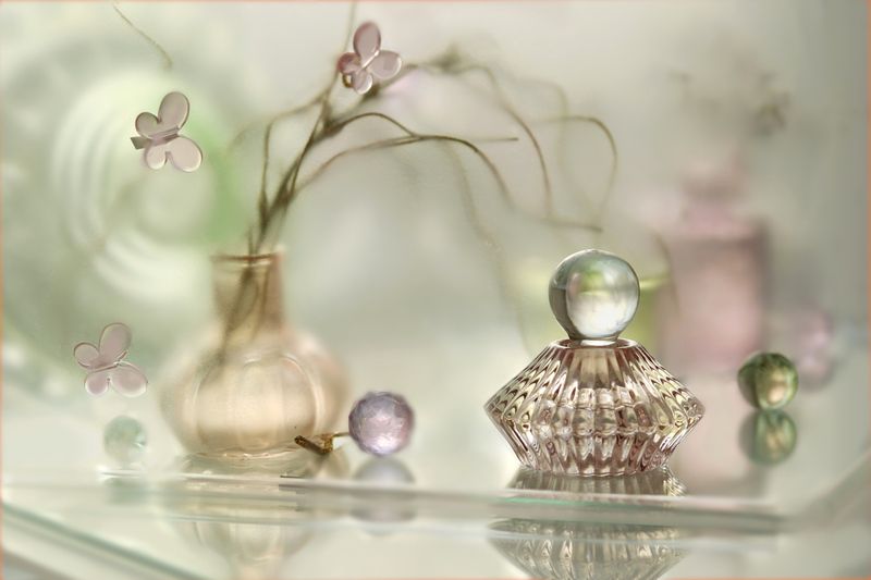 натюрморт, стекло, баночки, шарики Мечты о веснеphoto preview