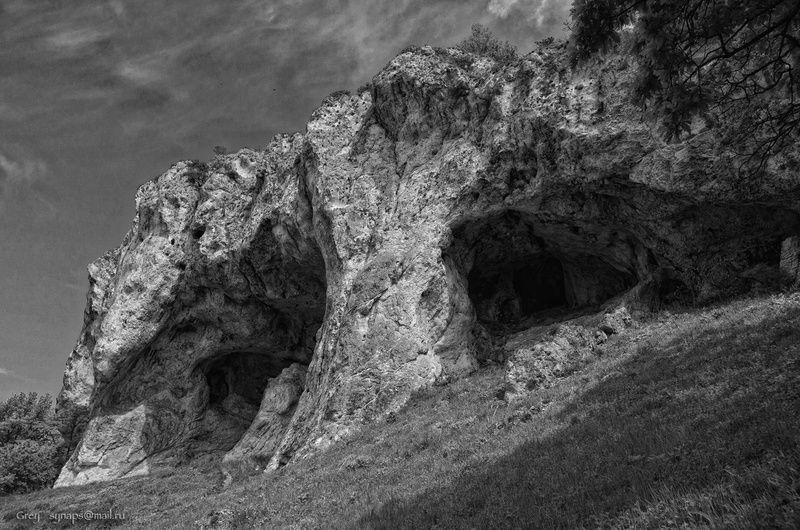 адыгея, скала, грот, череп, горы Сон Мёртвой Головыphoto preview