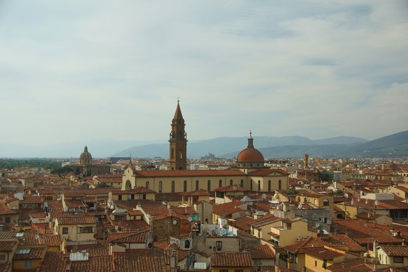 roofs, city, tower, height, architecture, panorama, tiles Roofsphoto preview
