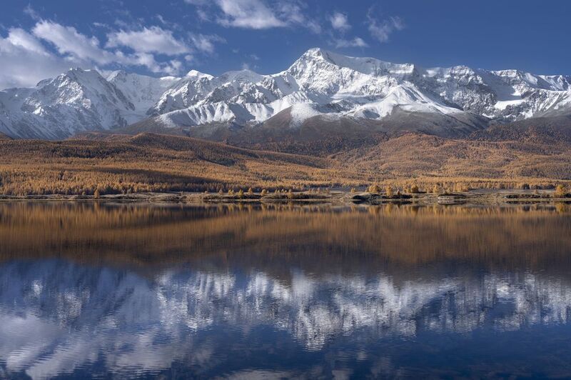 Алтай, Чуйсккий хребет, отражение, горы Отражениеphoto preview