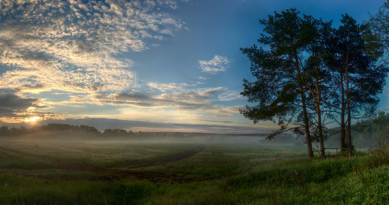 утро рассвет  Встречая рассветphoto preview