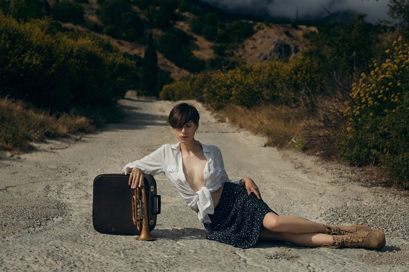 девушка, модель photo preview