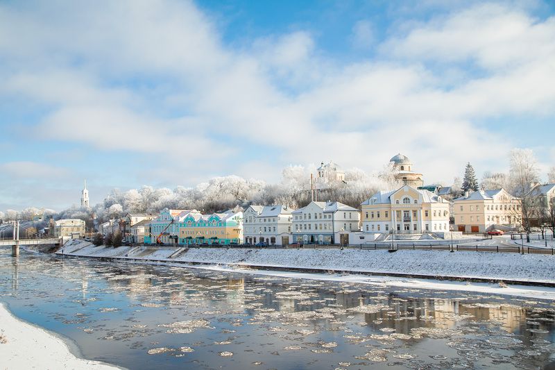 торжок, утро в торжке, торжокские красоты Февральphoto preview