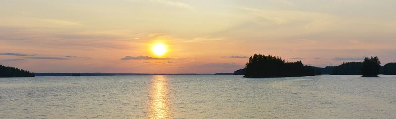 карелия, онежское озеро, мижостров, закат Пастельный вечер на острове Мижphoto preview