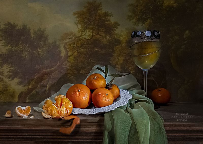 натюрморт, низкий ключ, darkphoto, фрукты, мандарины, food_photo, art_photo, фото на телефон Мандариновое настроениеphoto preview