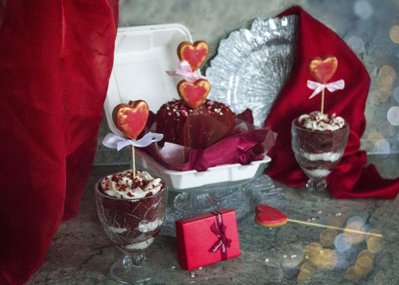 день валентина, бенто тортик, сердечки Вкусные Валентинки фото превью