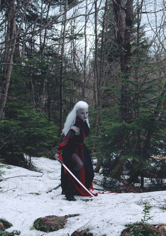 фэнтези, темный эльф, эльфийка, лес, образ эльфа, эльф Dark Elfphoto preview