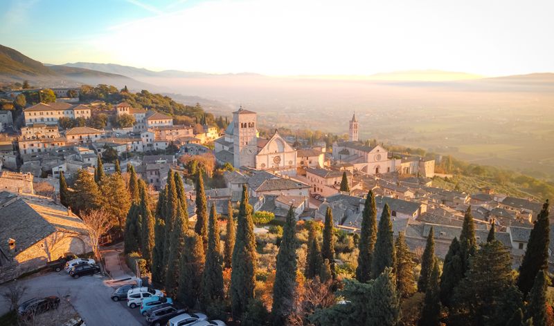 Ассизи на закате, Италияphoto preview