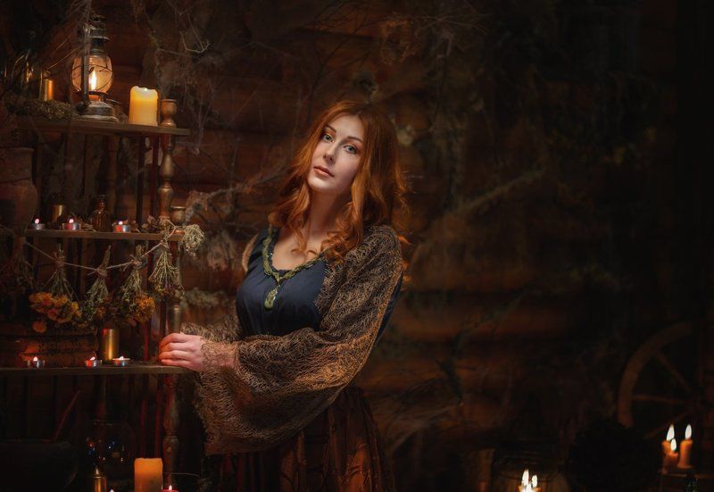 Волшебство чародейство девушка photo preview