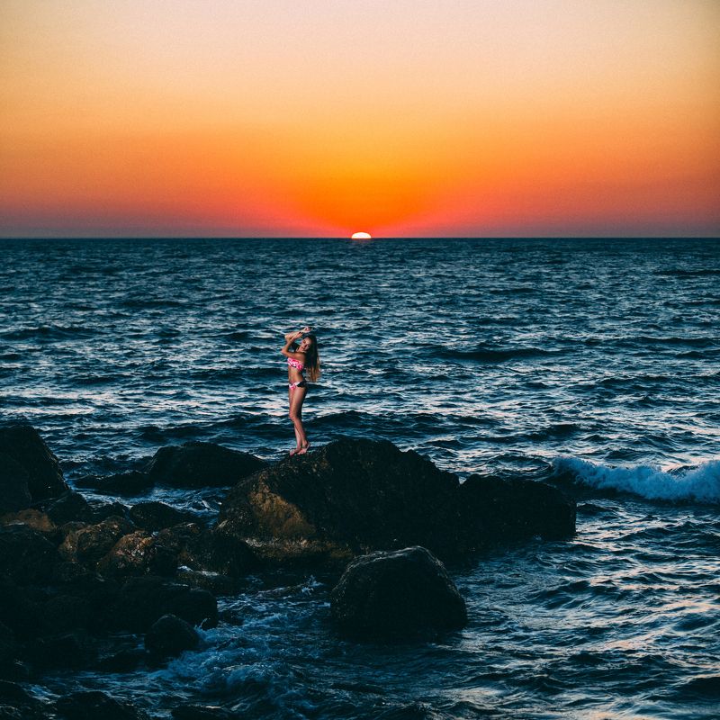 Крым Рассвет в Двухъякорной бухте photo preview