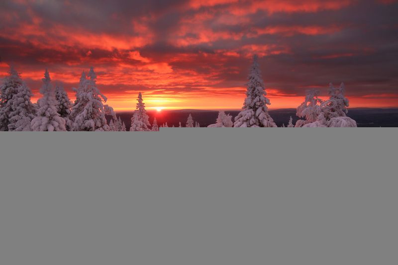 уреньга, южный урал, зимний пейзаж, урал Восход с хребта Уреньга на Уралеphoto preview