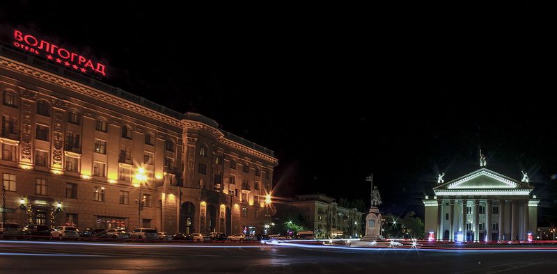 волгоград, сталинград, город, рассветы, закаты, архитектура, площади Волгоградphoto preview