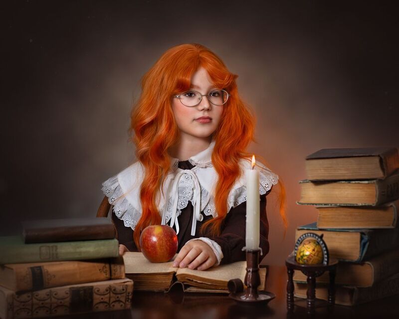 фотограф юлия дюдина, фотограф нижний новгород, арт фотограф,  волшебная фотосессия, детская фотосессия, фотосессия к школе, фотосессия с книгами photo preview