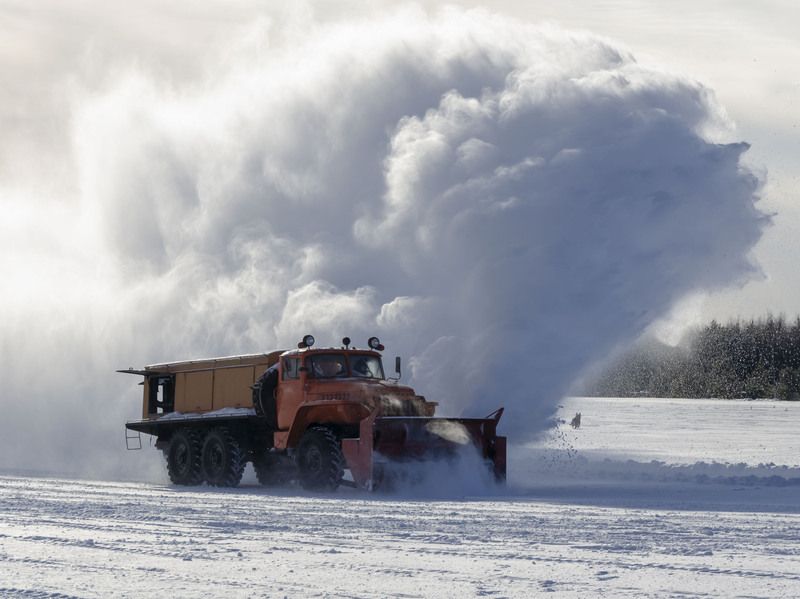 авиация, аэродром, снег,  Аэродромные будниphoto preview