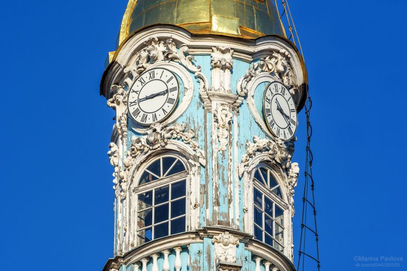 город, архитектура, санкт-петербург, храмы петербурга, колокольня николо-богоявленского морского собора, николо-богоявленский морской собор, набережная крюкова канала Всему своё время... Колокольня Николо-Богоявленского морского собораphoto preview