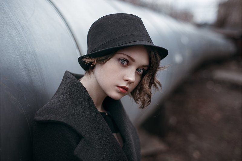 девушка, красивая, голубые глаза, портрет, 50мм, girl, sony alpha Оляphoto preview