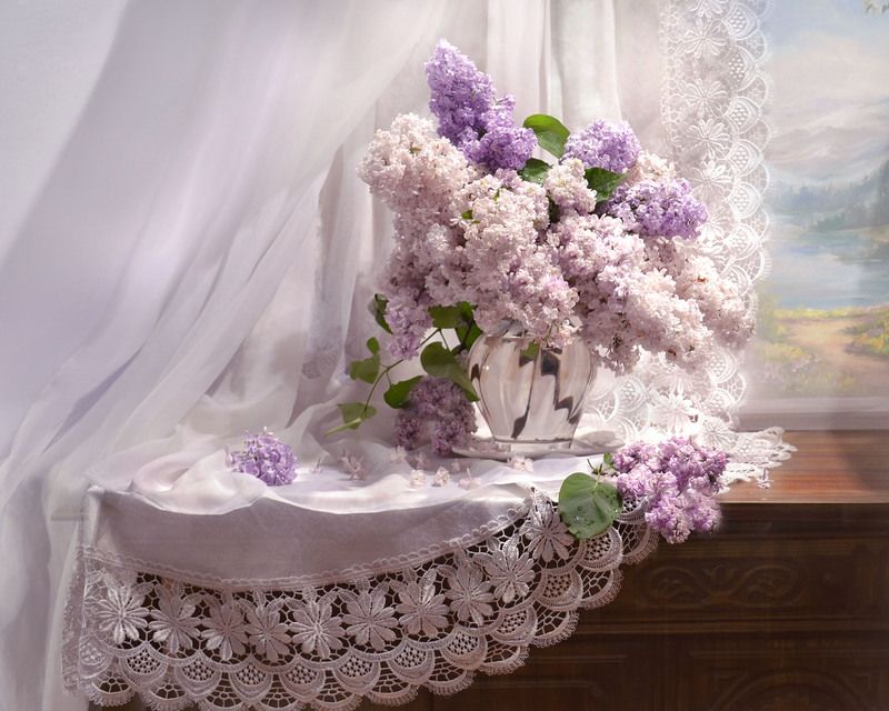 still life, натюрморт, цветы, фото натюрморт, весна, май, сирень,настроение, Сиреневое наваждение...photo preview