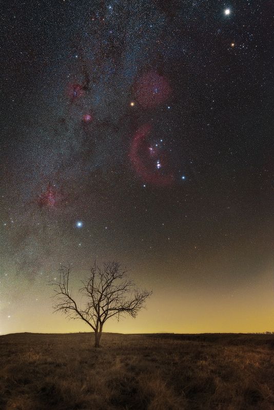 night, stars, milky way, selfie, longexposure, stacking, cosmos, sky Silent night in Hungaryphoto preview