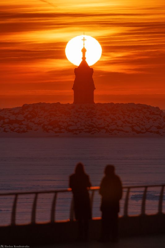 Часовня Святого Петра, Санкт-Петербург, Закат Часовня Святого Петраphoto preview