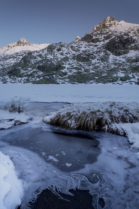 photography, mountain, winter, snow, landscape, photo, awakening, pink nature, mountains, dawn, color, colorful, landmark, mood, moddy, amazing, cool The end of the worldphoto preview