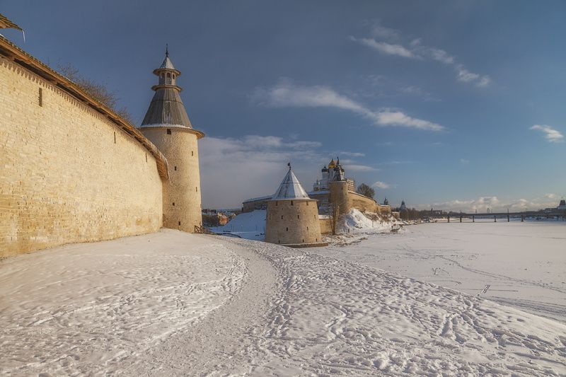 зима, небо, природа Февраль. На набережной....photo preview