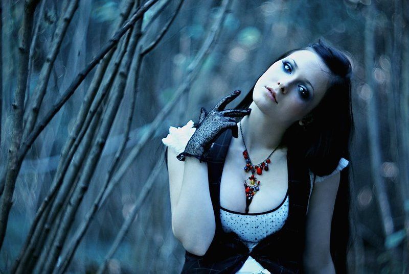 украшение, лена, синий, рука Ветерphoto preview