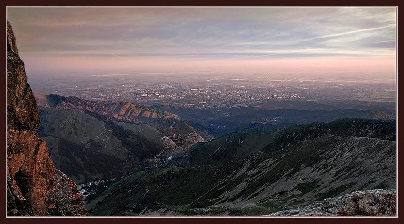 алматы, алма-ата, горы, восход, чимбулак 5-ть минут до восходаphoto preview