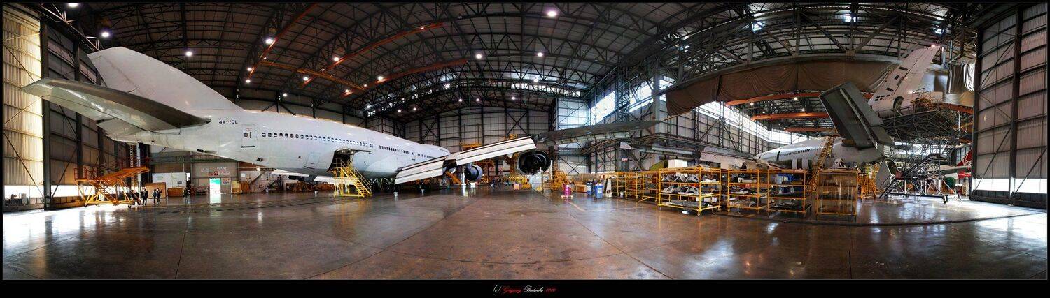 израиль, тель-авив, аэропорт бен гурион, ангар, самолеты, Григорий Беденко