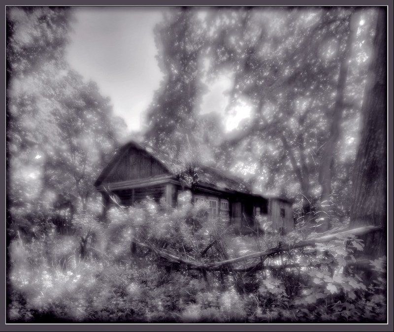 пейзаж, деревня, лес, монокль, панорама photo preview