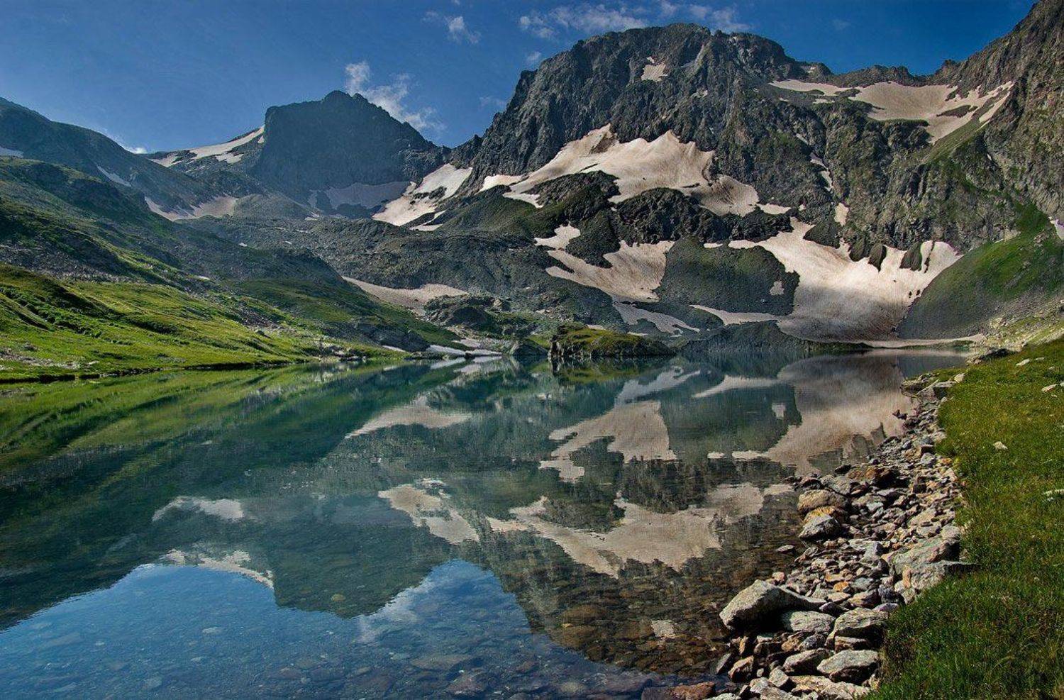 отражение. Автор: фёдор озера, кавказ, горы, , закан, оз.безмолвия, имеретинка, фёдор