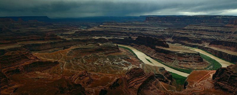 The storm on Dead Horse Point State Park.photo preview