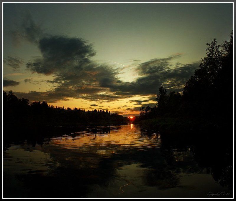 летним вечером на кемеphoto preview