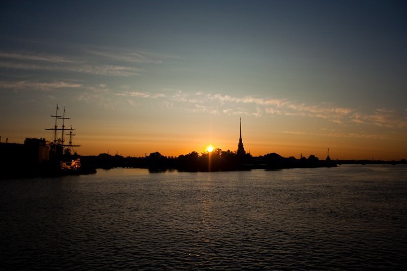 питер, пейзаж, восход На восходеphoto preview