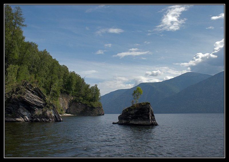 алтай, телецкое, озеро Обитаемый островphoto preview