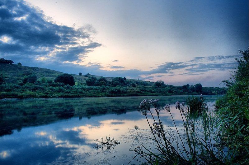 дон, река, вечер, закат, лето Донphoto preview