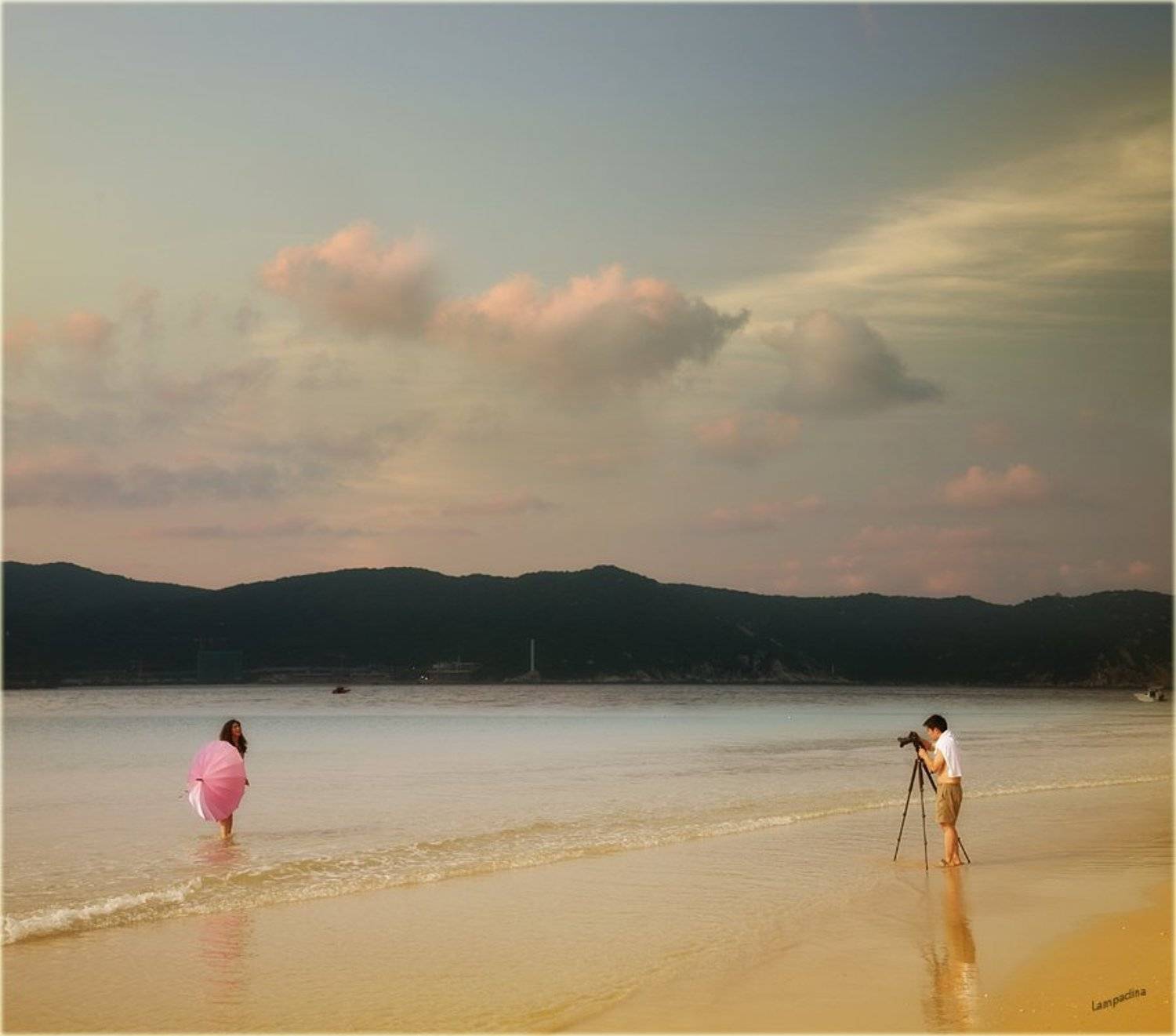 китай, о. хайнань, пляж, море, фотограф, модель, Lampadina (Svetlana Maximova)