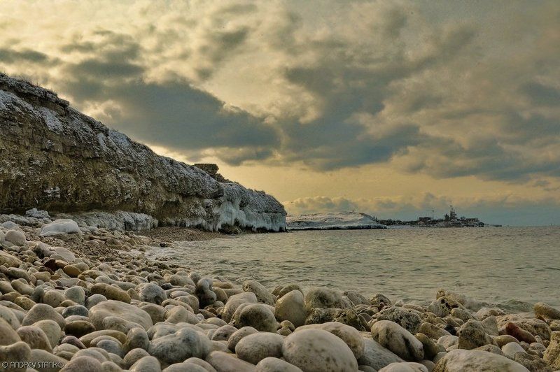 станко, пейзаж, море, херсонес, небо Зима в Херсонесеphoto preview