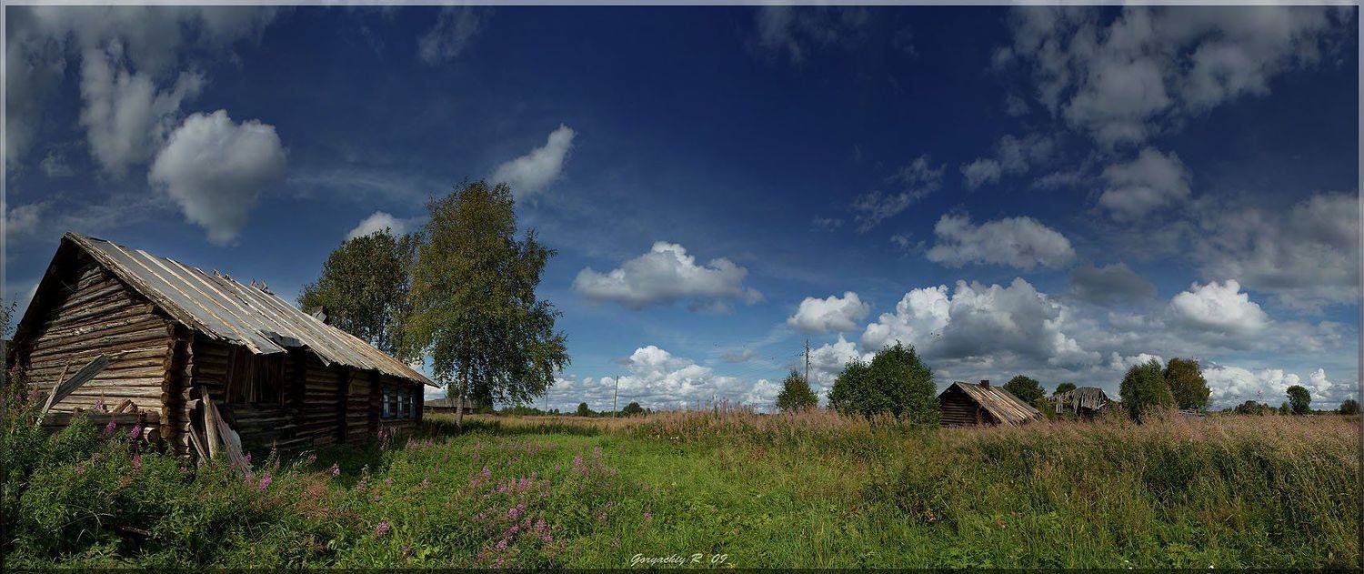 лето деревенское. Автор: Roman Goryachiy лето,деревня,небо,, Roman Goryachiy