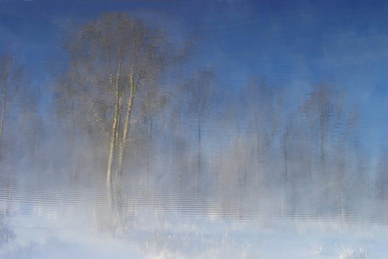 природа, зауралье Акварель отраженийphoto preview