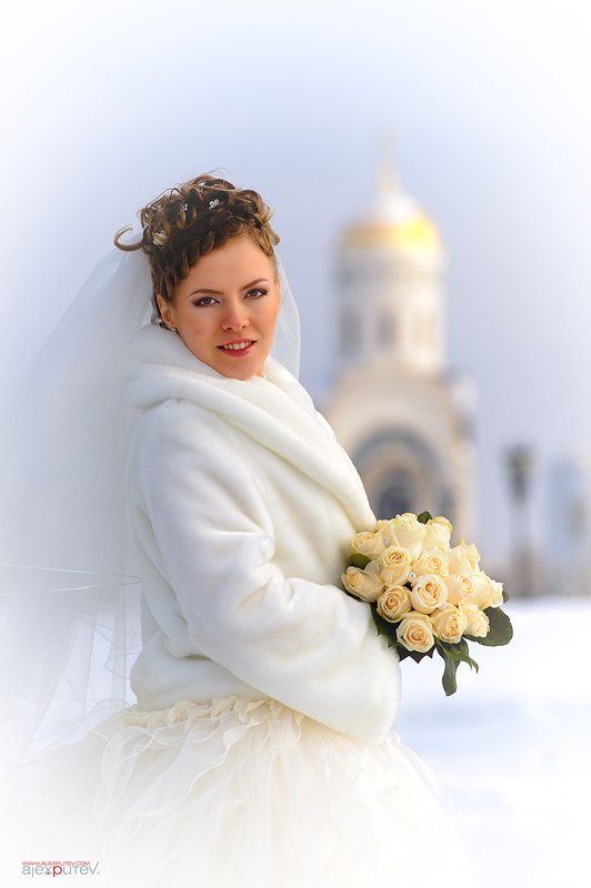 свадьба,невеста,зима,мороз Свадебное фото превью