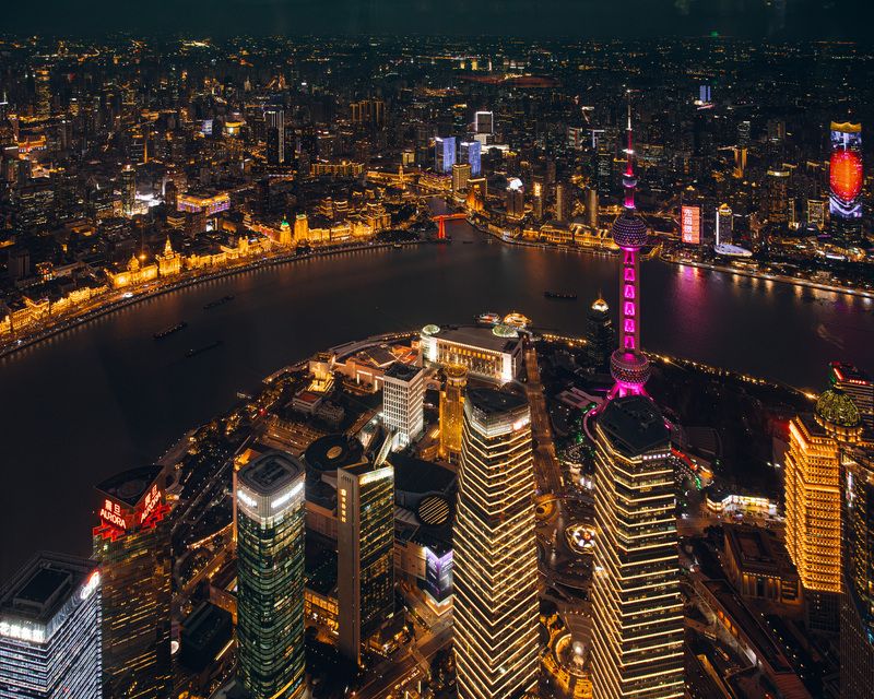 shanghai, china, city, шанхай, китай, пейзаж, город, ночь Shanghaiphoto preview