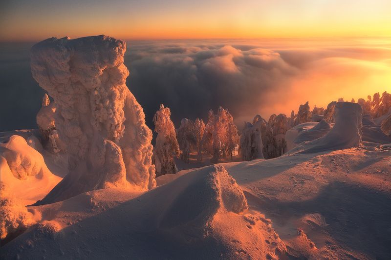 северныйурал, урал, полюд, пермскийкрай Рассвет на Полюдеphoto preview