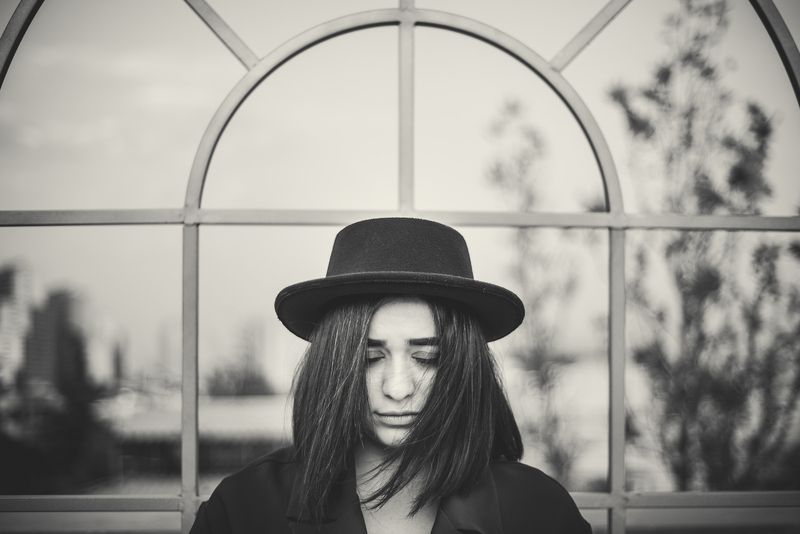 pooryarafiezade پوریا رفیعیزاده hair hat bw PRHphoto preview