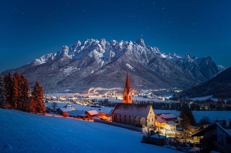 winter, dolomiti, alps, sudtyrol, toblach, dobiaco Winterphoto preview