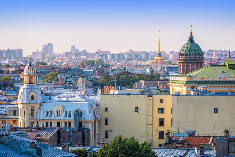 санкт-петербург, петербург, владимирский собор, вид, казанский, исаакиевский Виды с Владимирского собора, Санкт-Петербургphoto preview